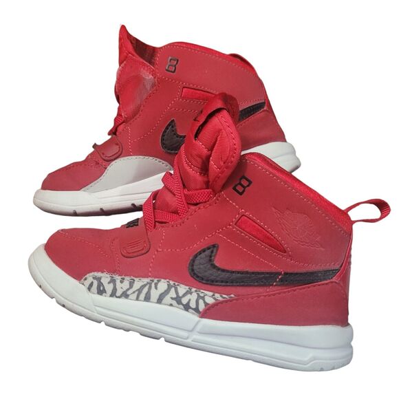 Nike Air Jordan LEGACY 321TD 9C Toro Red White cement - Picture 1 of 7